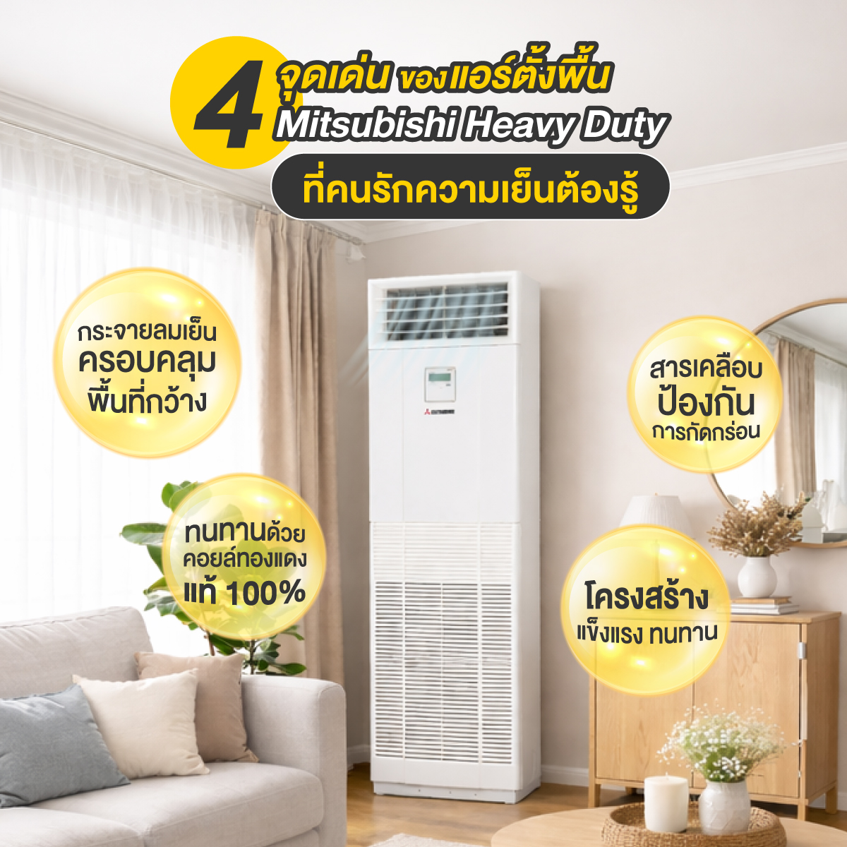 แอร์ตั้งพื้น mitsubishi